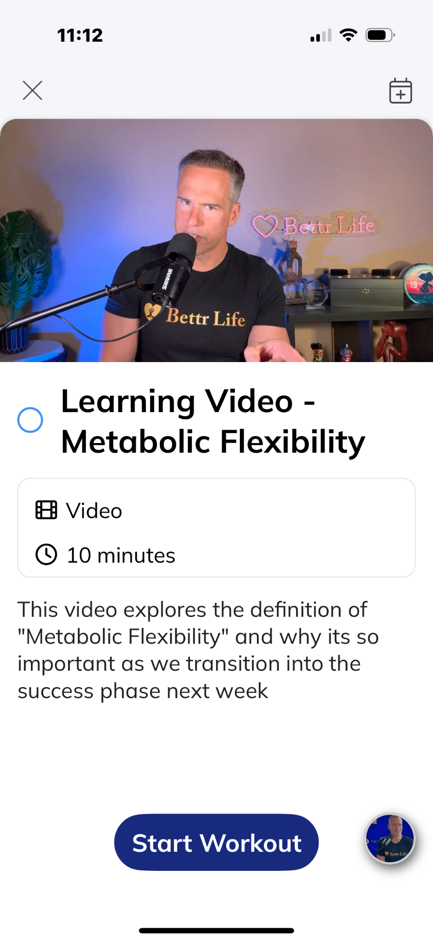 Better Life learning video player